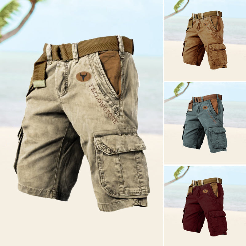 CargoShort - Bermudas cargo con múltiples bolsillos