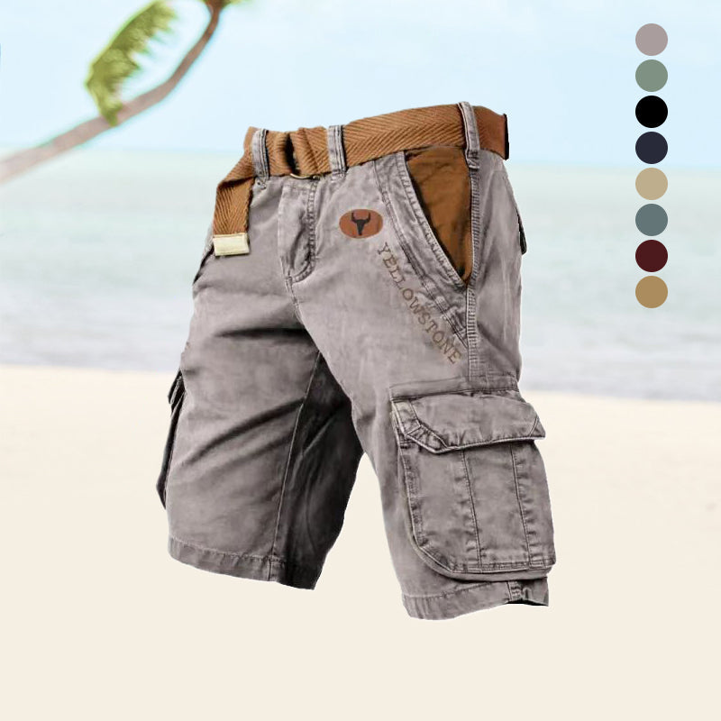 CargoShort - Bermudas cargo con múltiples bolsillos