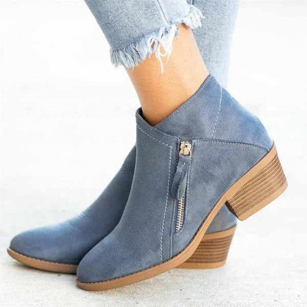 Botas ortopédicas de piel para mujer