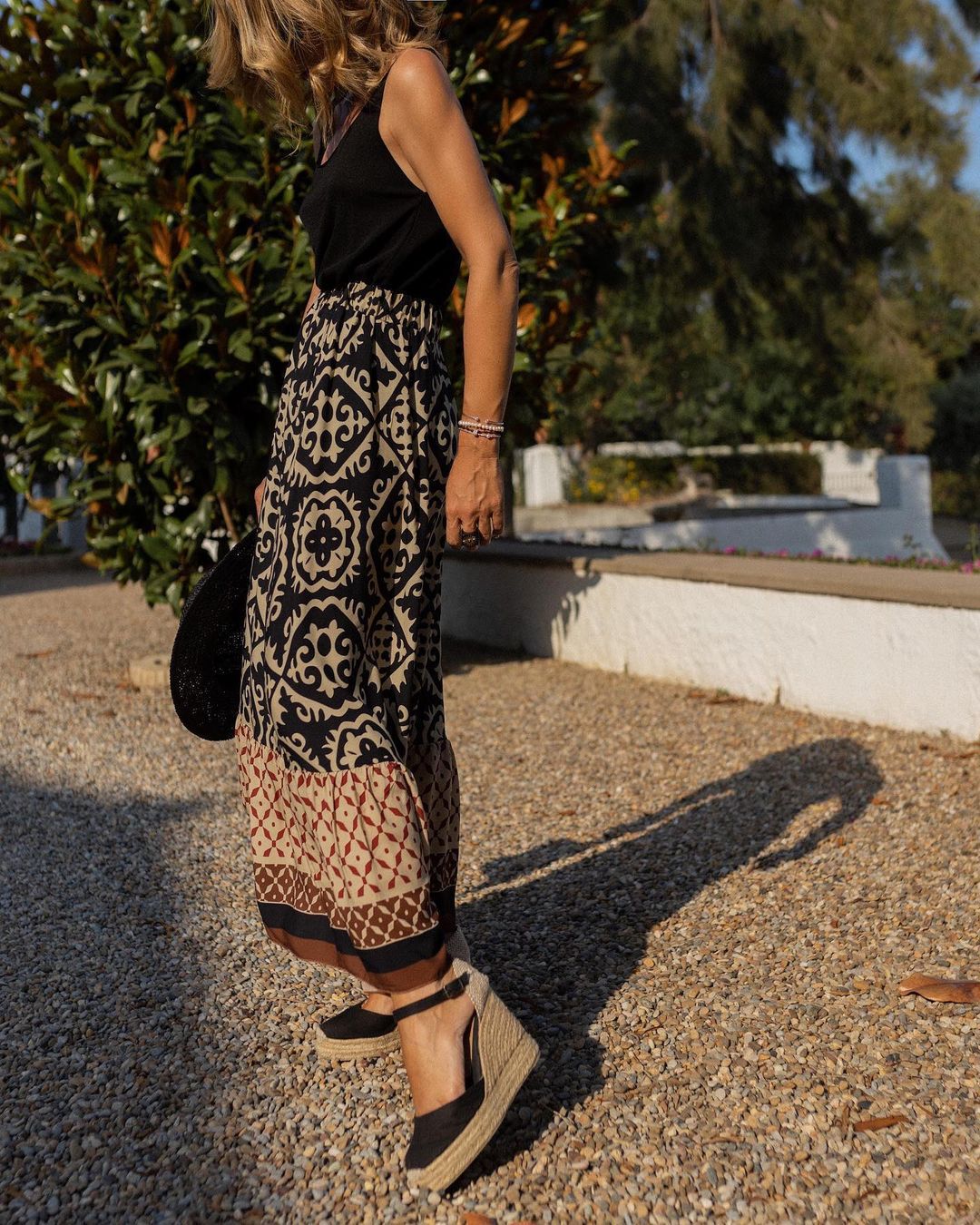 Aldara | Elegante falda boho de verano para mujer