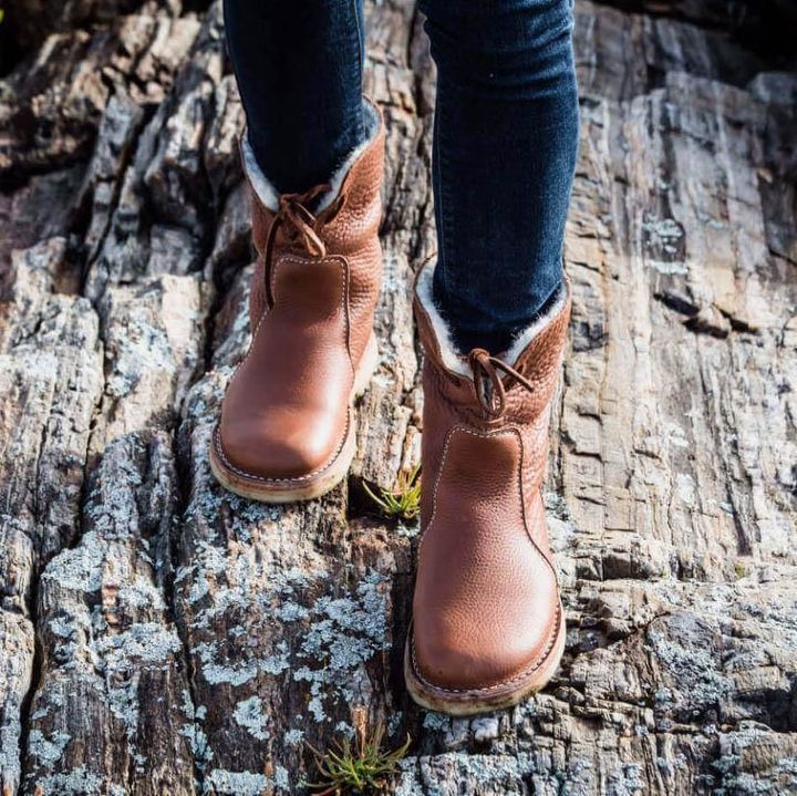 Botas de agua con forro de lana
