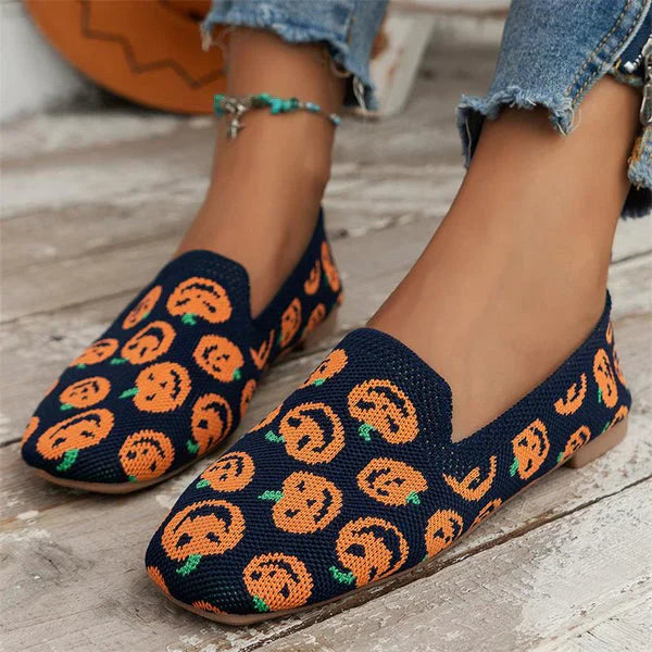 Claudia - Cómodos zapatos planos antideslizantes para mujer con soporte para el arco del pie