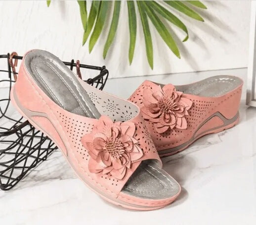 Sandalias ortopédicas de piel suave