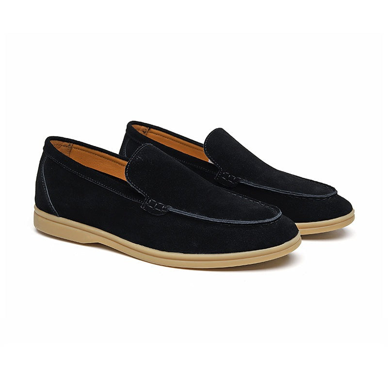 Exclusivos mocasines de ante para hombre estilo Milano