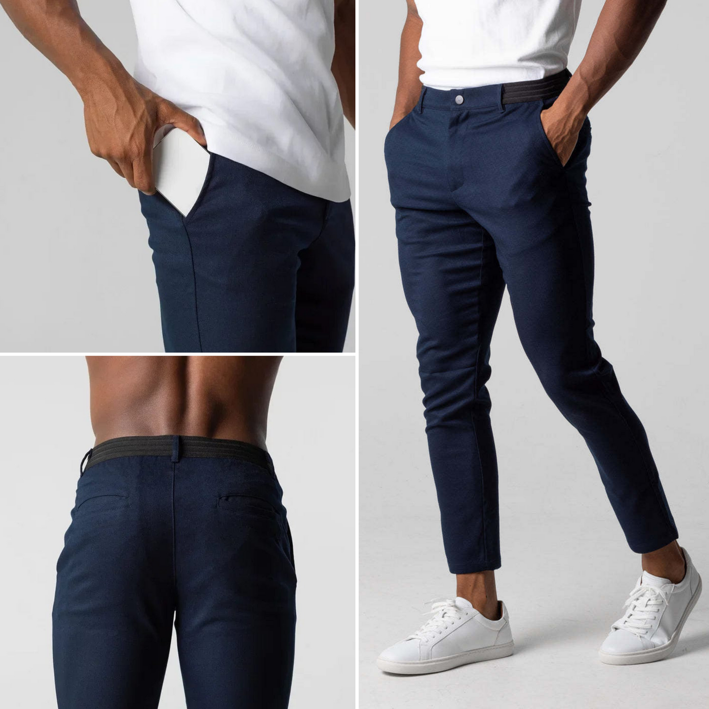 ROEL - ELEGANTE PANTALÓN ELÁSTICO ACTIVO