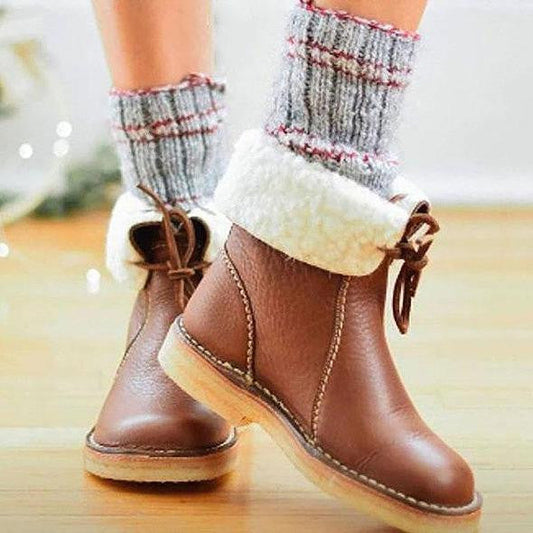 Botas de agua con forro de lana