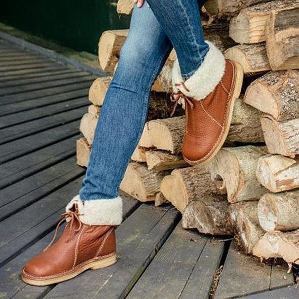 Botas de agua con forro de lana
