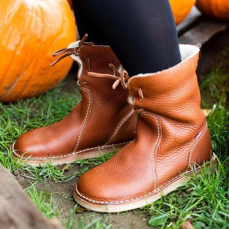 Botas de agua con forro de lana