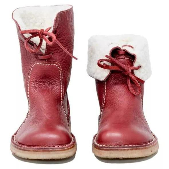 Botas de agua con forro de lana