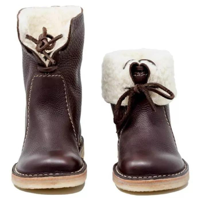 Botas de agua con forro de lana