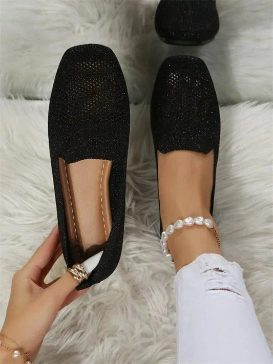Claudia - Zapatos bajos de mujer cómodos y antideslizantes con soporte para el arco del pie
