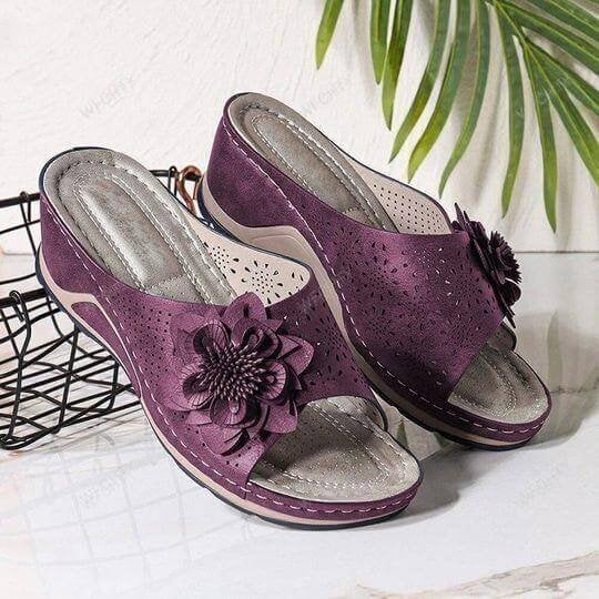 Sandalias ortopédicas de piel suave