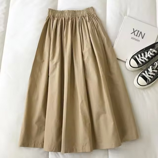 ANYA | Falda ancha de talle alto