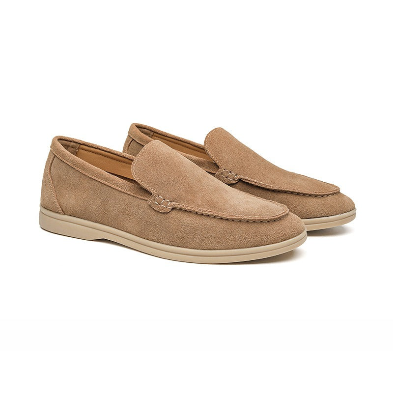 Exclusivos mocasines de ante para hombre estilo Milano