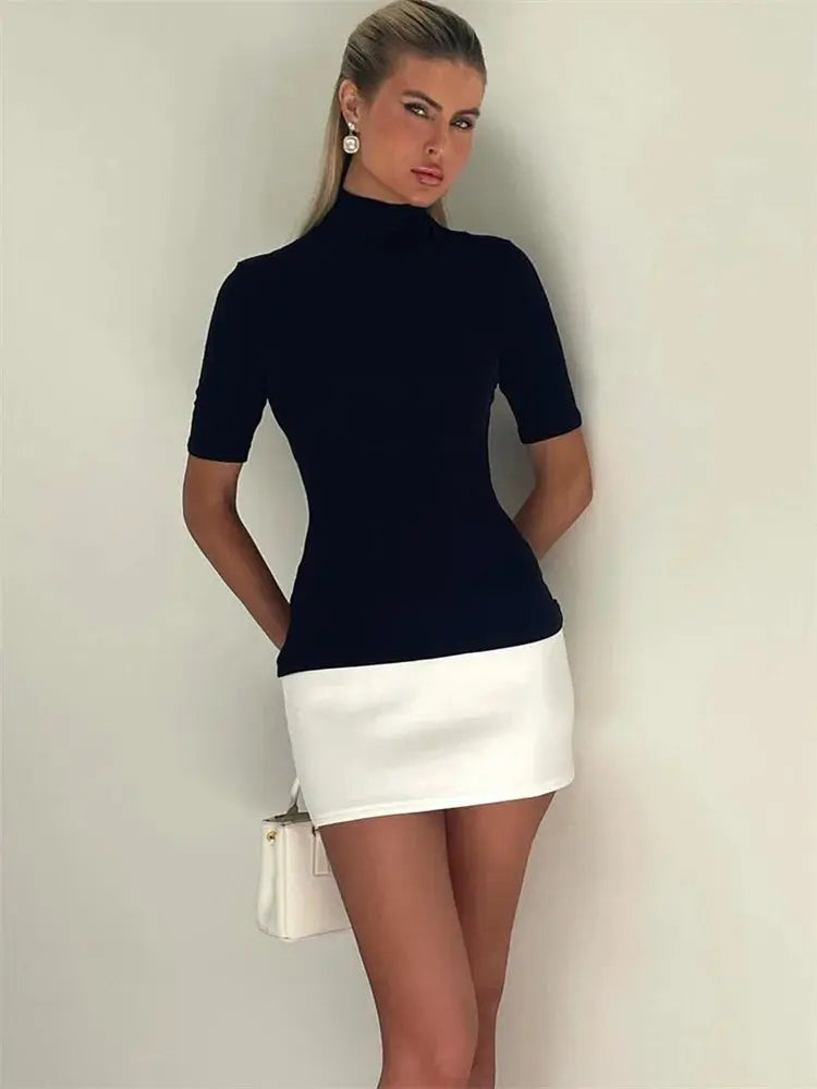 Otoño - Minivestido de mujer Effortlessly Chic Tailored Fit