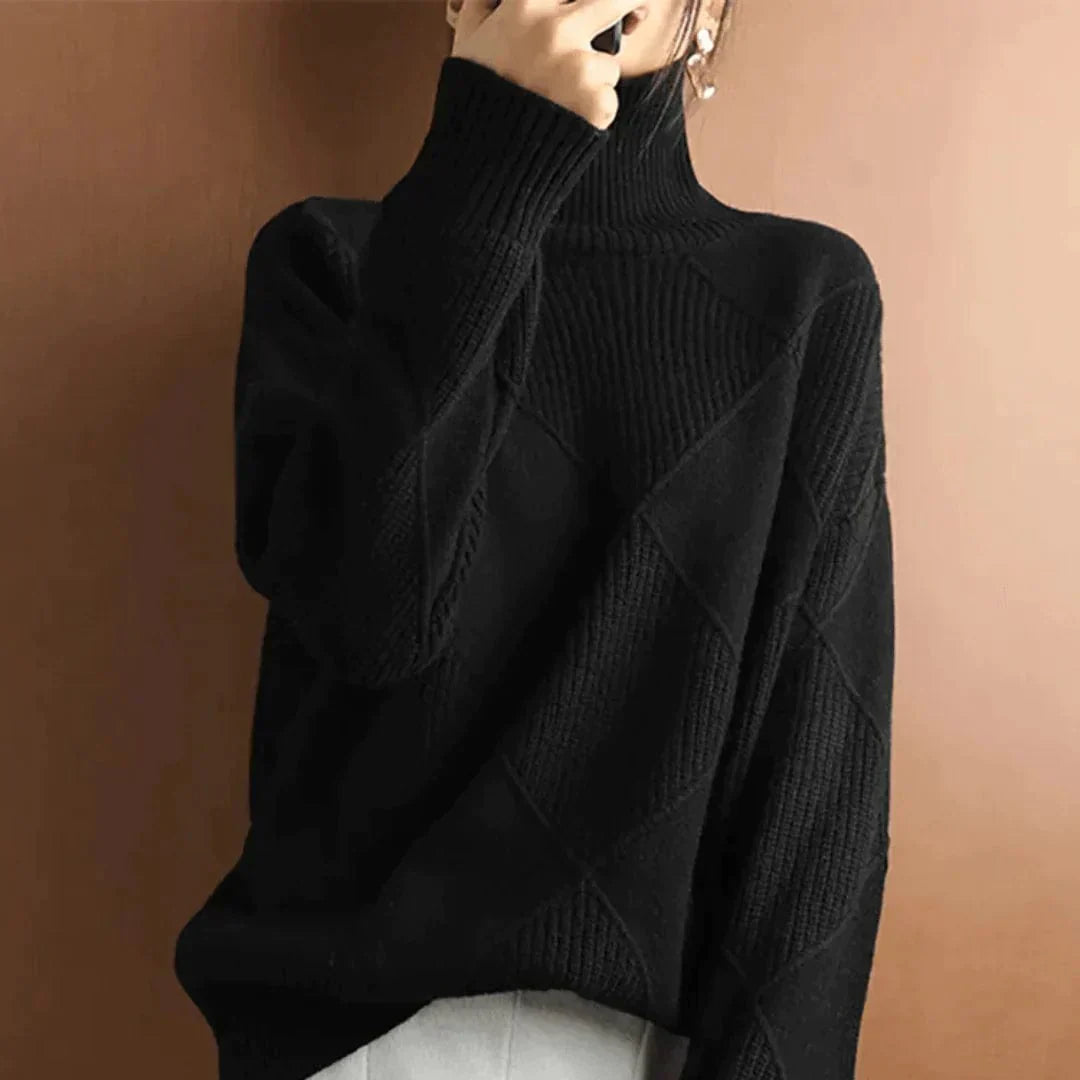Jersey de cuello alto Marie Cashmere