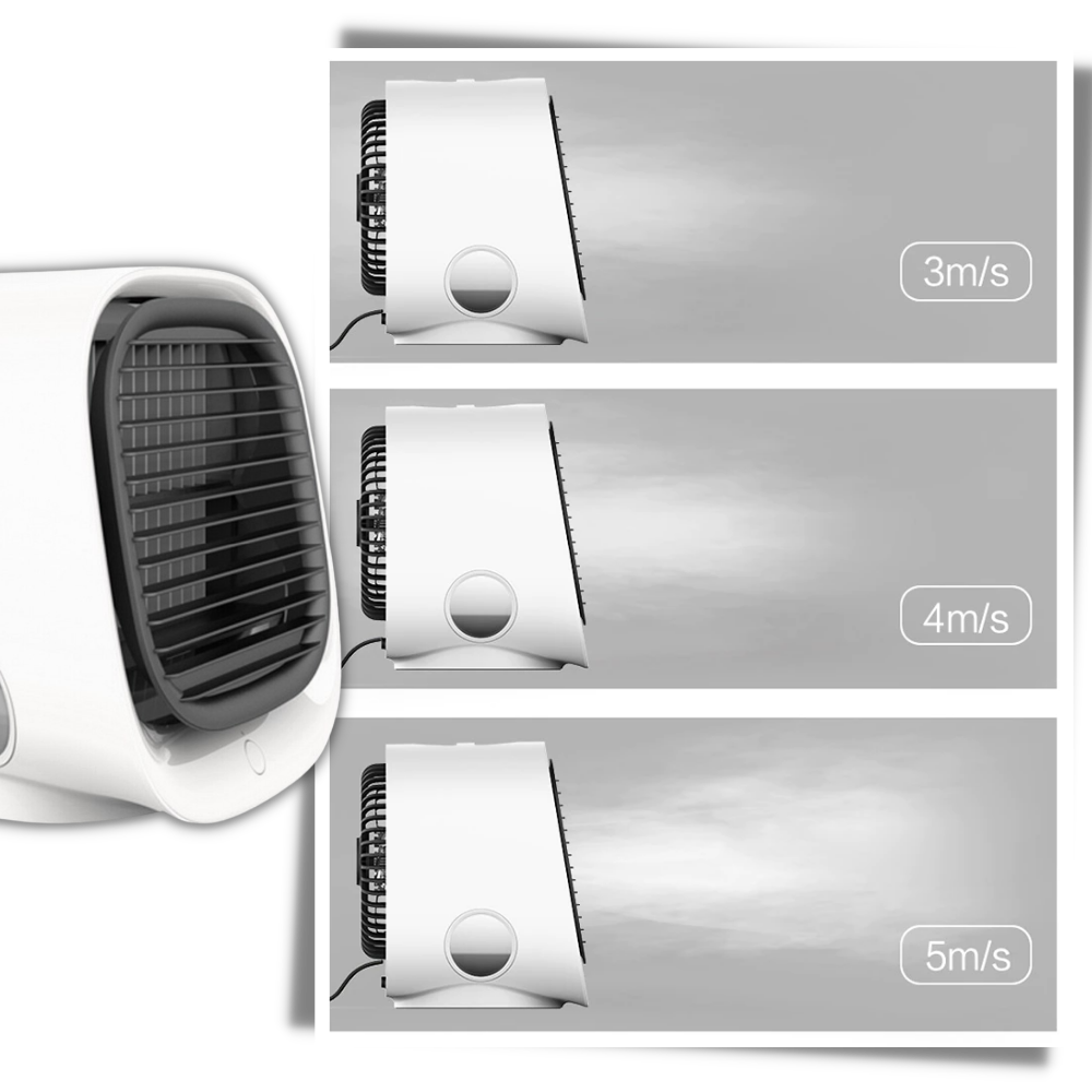 Mini USB Air Cooler - Ventilador Personal Compacto