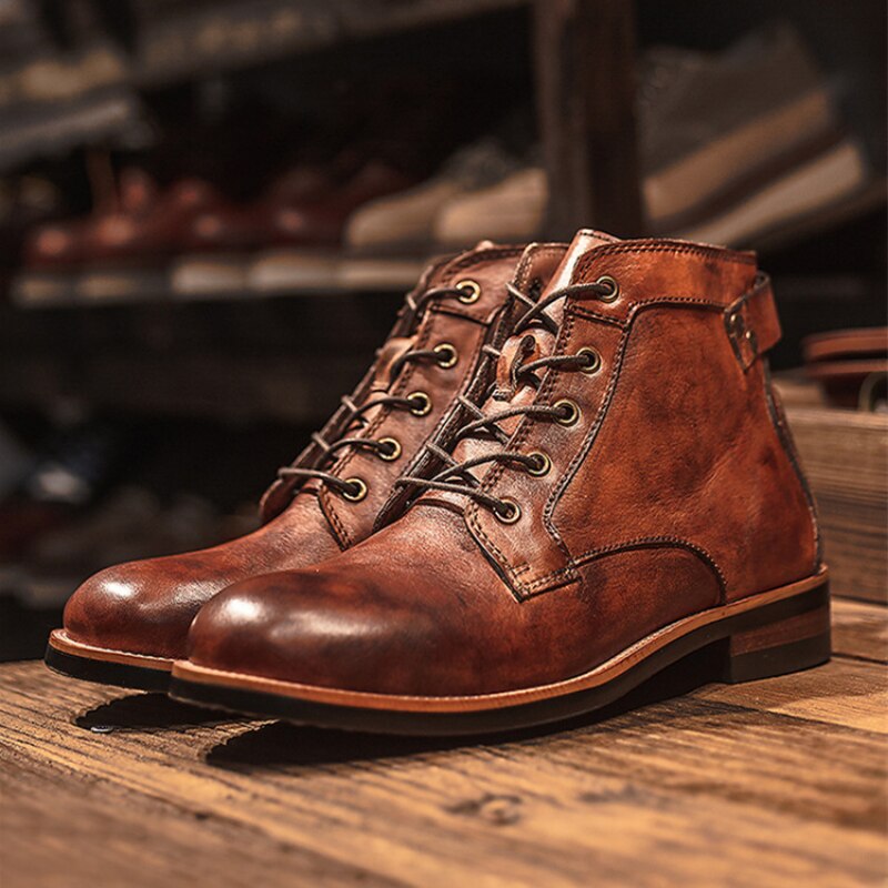 Botas ortopédicas de piel para hombre - Clyde