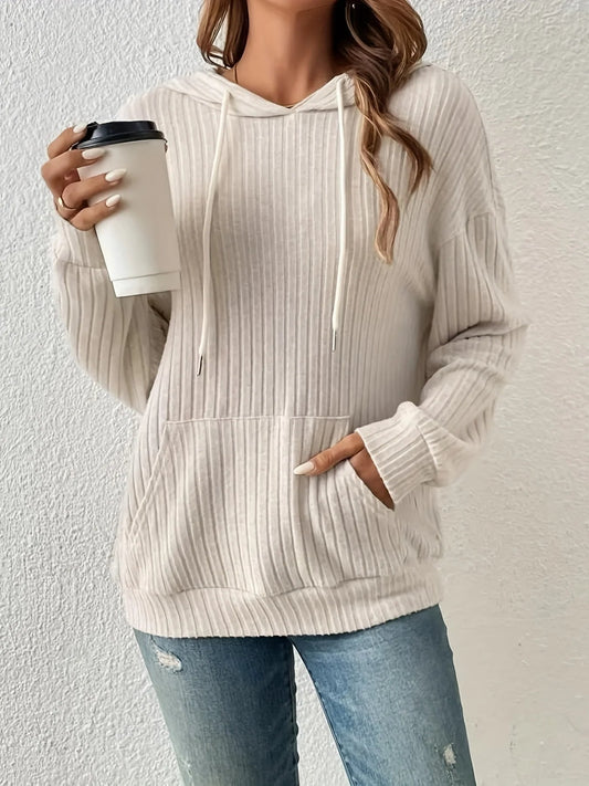 Sudadera de mujer con capucha y bolsillo canguro