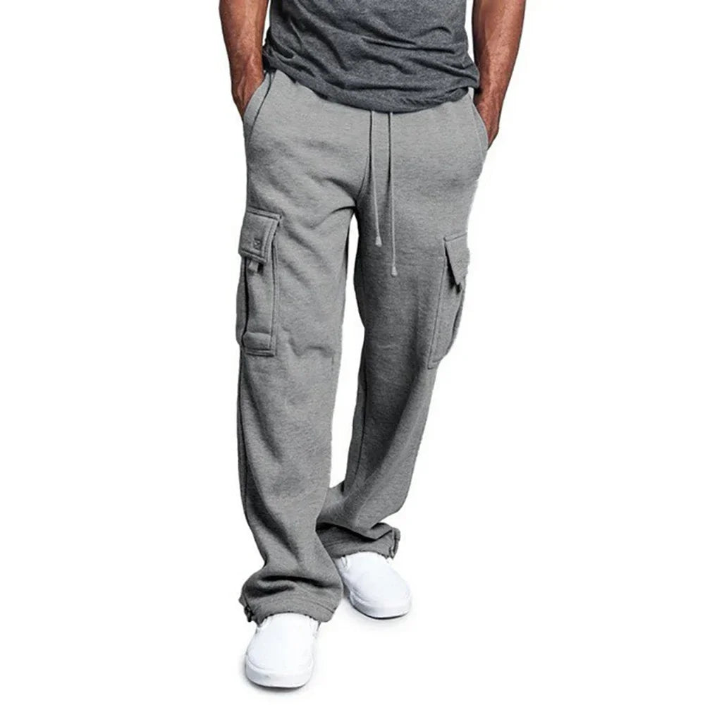 LucaRossett - Pantalones de forro polar para hombre Pantalones de chándal