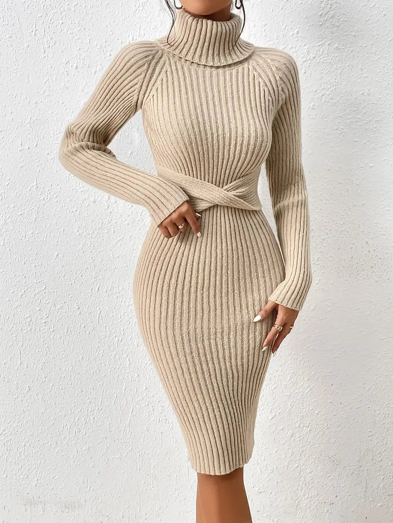 Vestido bodycon jersey para los días más frescos