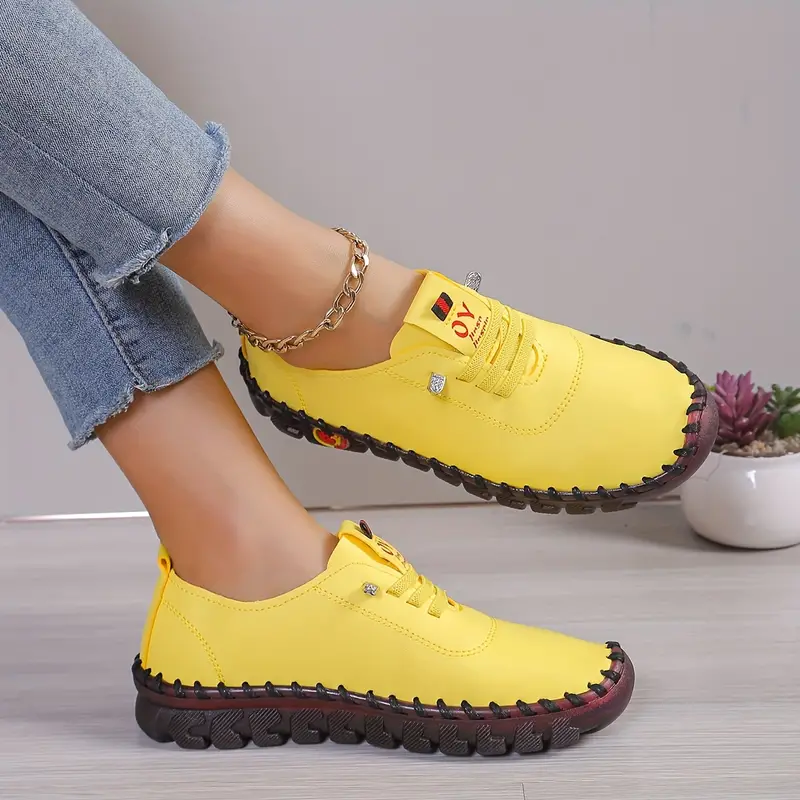 LISA- Zapatos de piel ligeros y antideslizantes para mujer