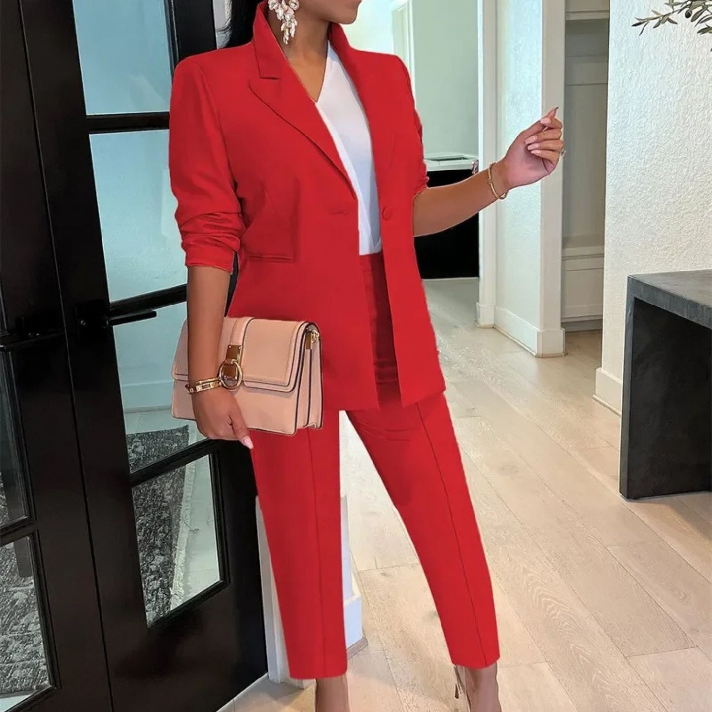 Conjunto de chaqueta Brinna | Estilo sofisticado y elegancia versátil