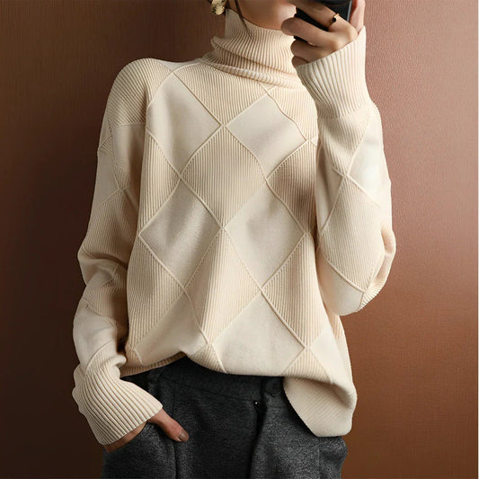 Jersey de cuello alto Marie Cashmere