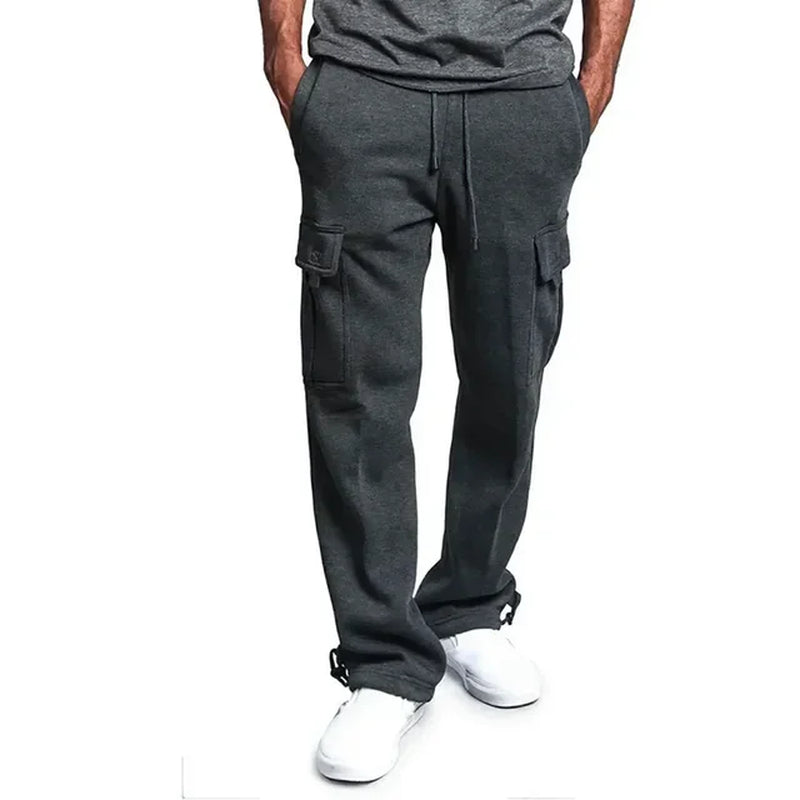 LucaRossett - Pantalones de forro polar para hombre Pantalones de chándal