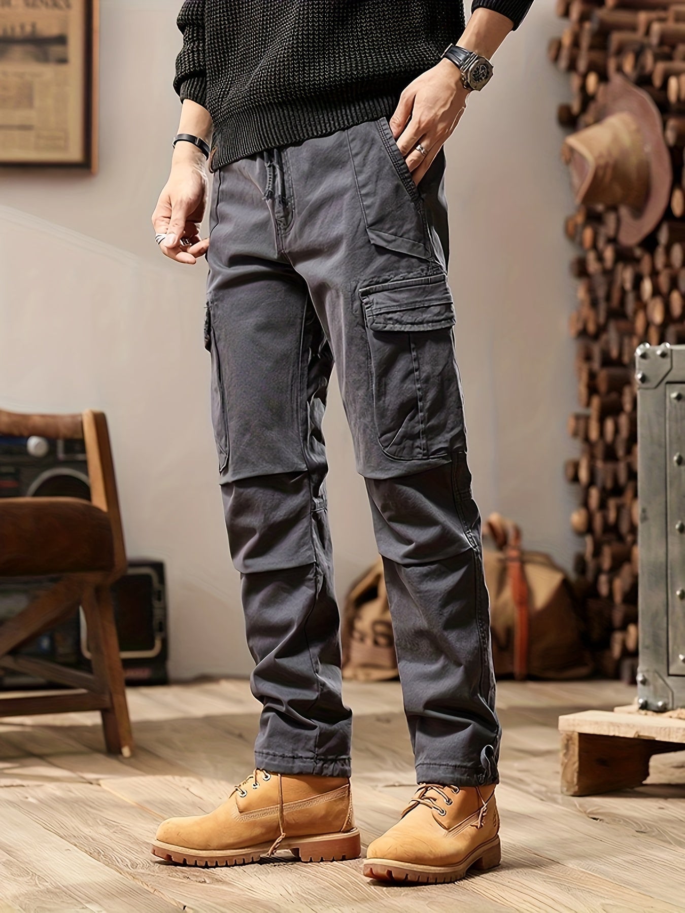 Pantalones cargo para hombre