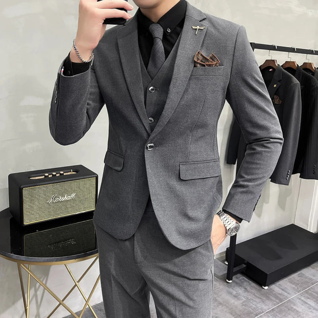Conjunto de tres piezas Slim Fit para hombre | Formal