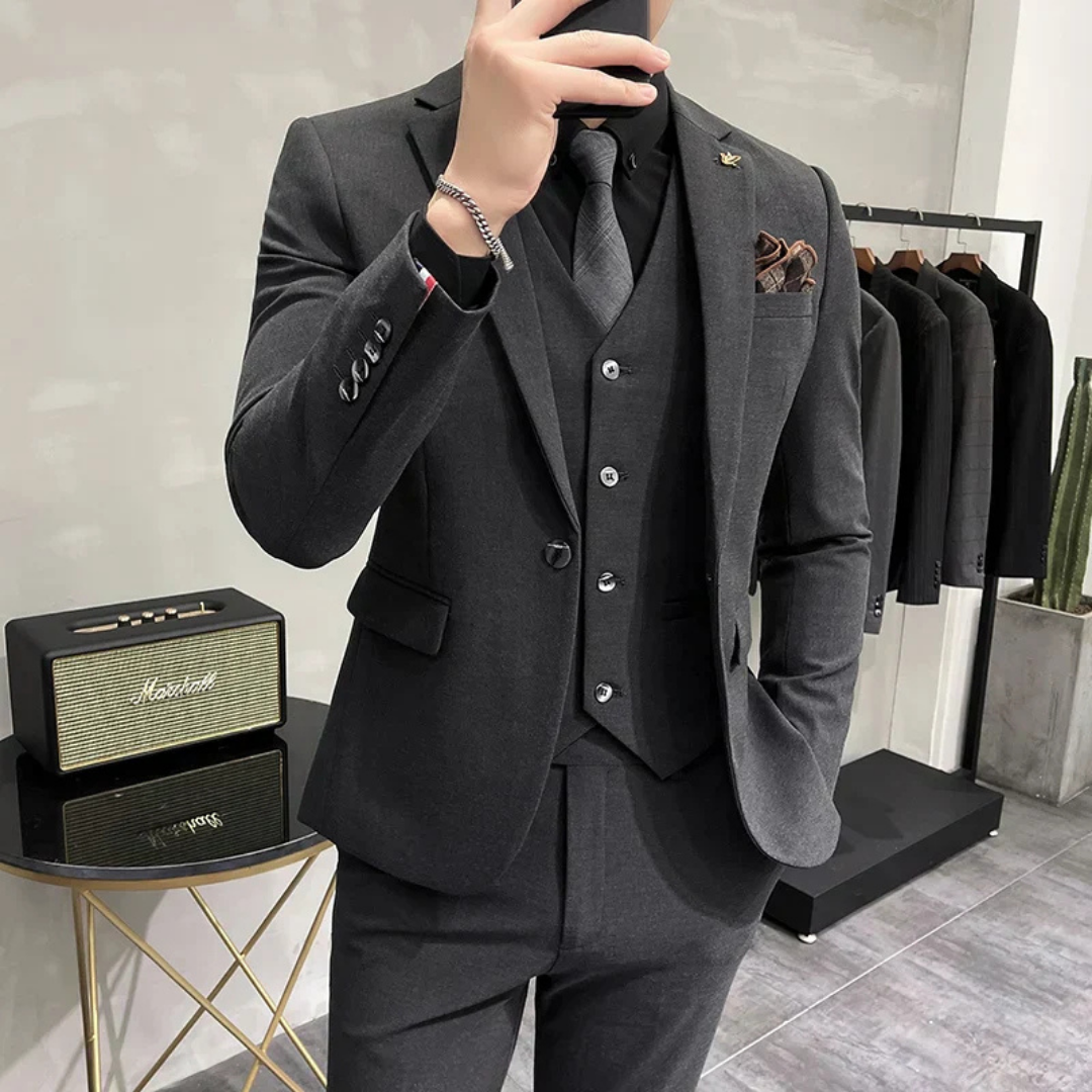 Conjunto de tres piezas Slim Fit para hombre | Formal