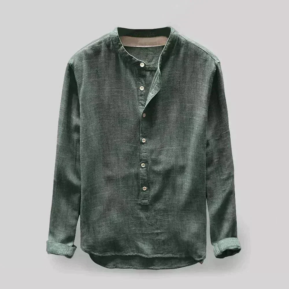 Camisa de lino para hombre