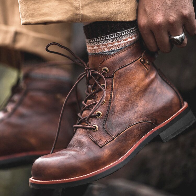 Botas ortopédicas de piel para hombre - Clyde