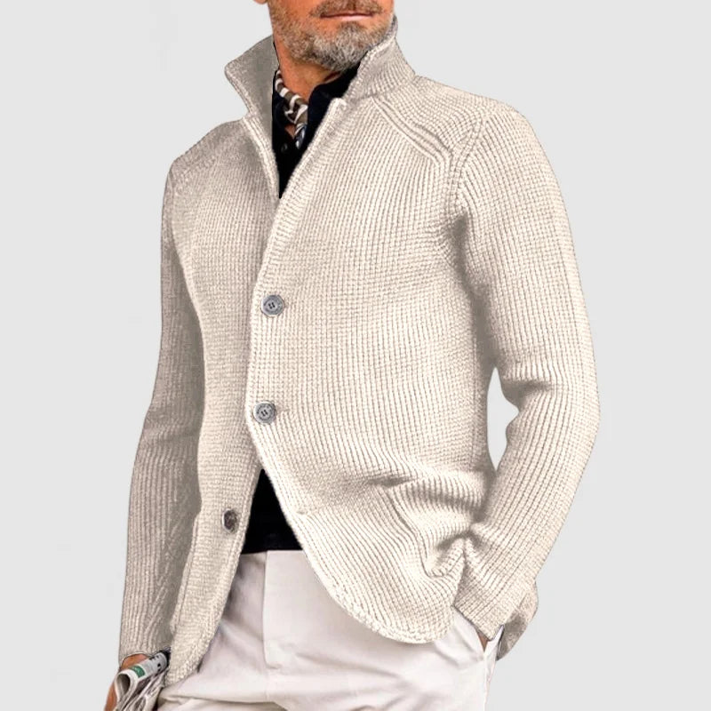 Ramon - Elegante chaqueta de punto con capilla para hombre