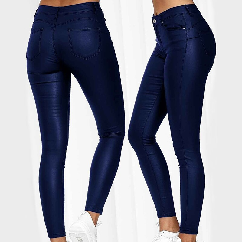 Stretch | Pantalones de piel elástica