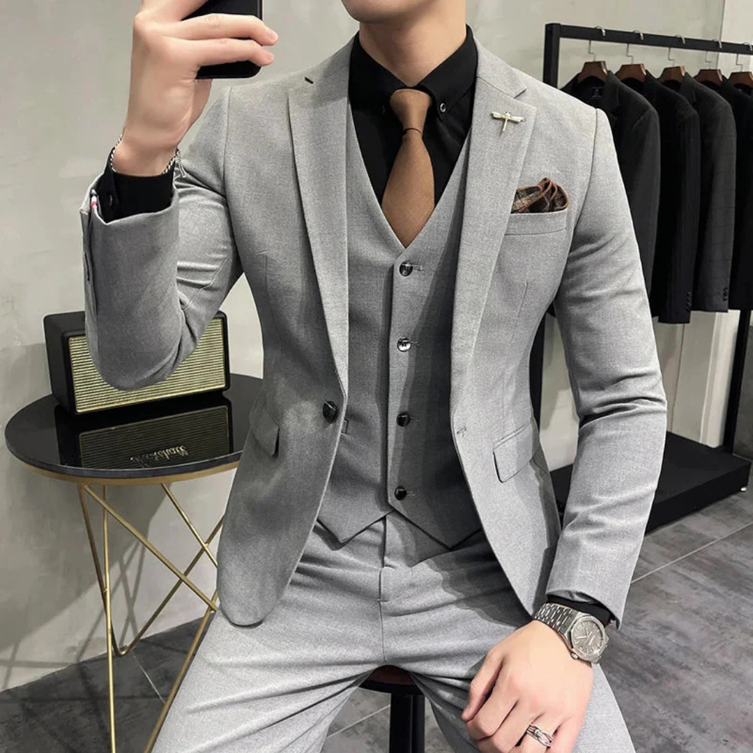 Conjunto de tres piezas Slim Fit para hombre | Formal