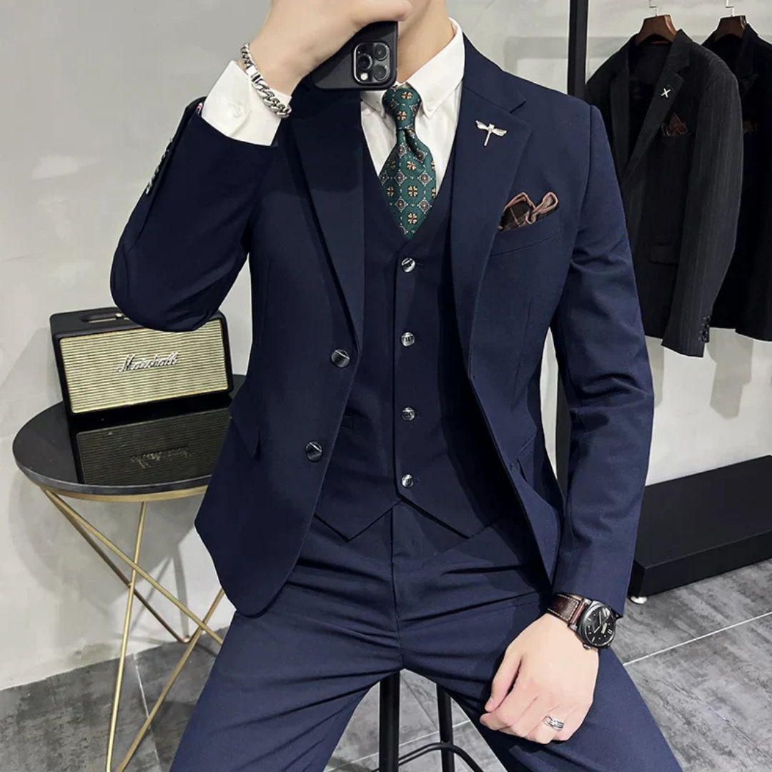 Conjunto de tres piezas Slim Fit para hombre | Formal