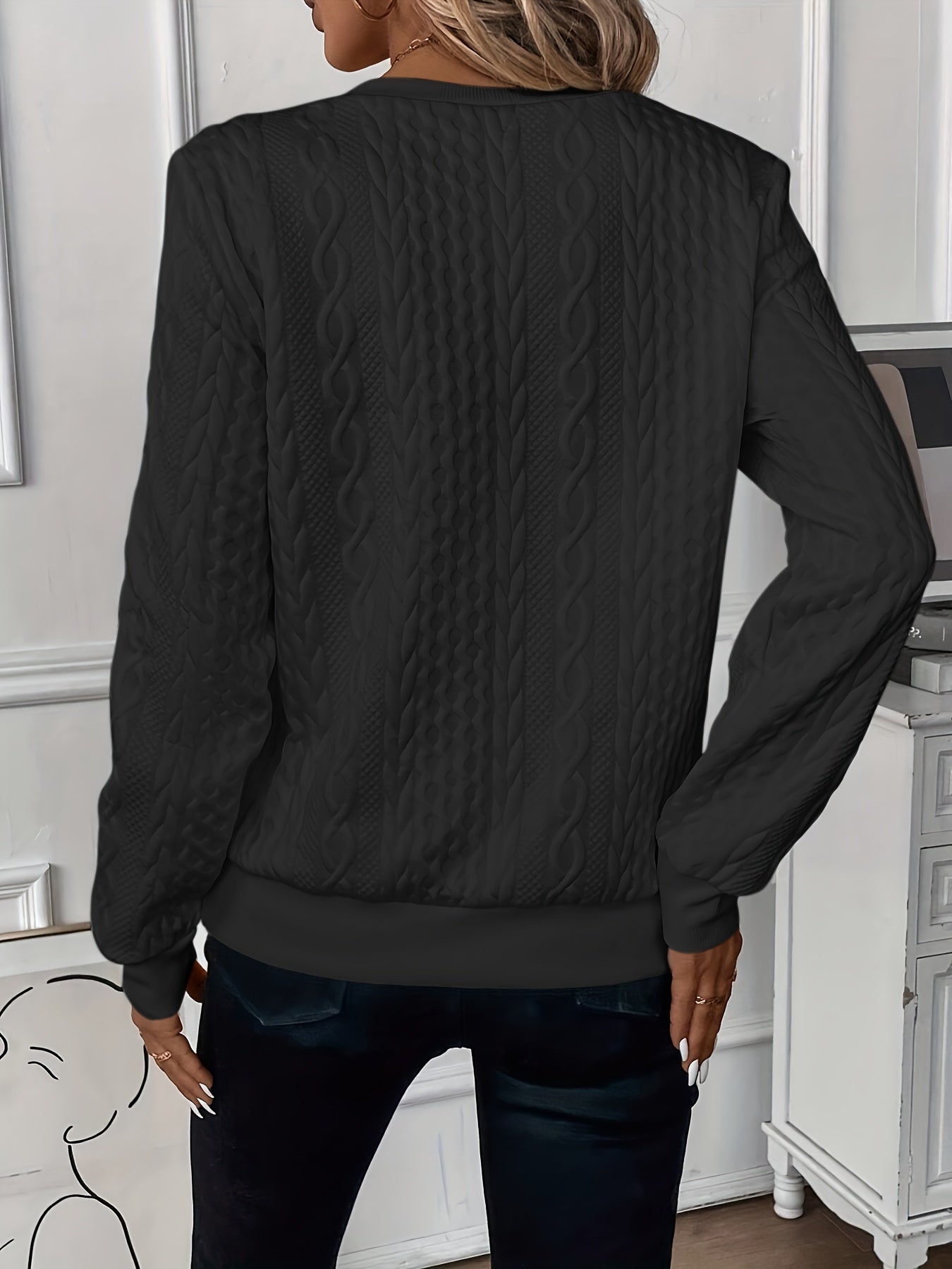 Elegante jersey de punto