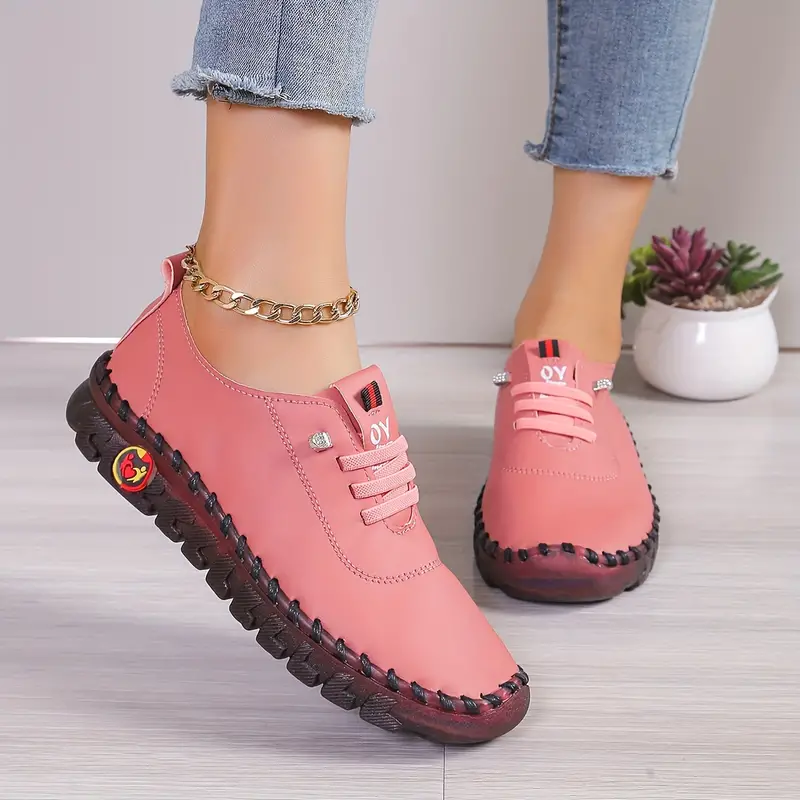 LISA- Zapatos de piel ligeros y antideslizantes para mujer