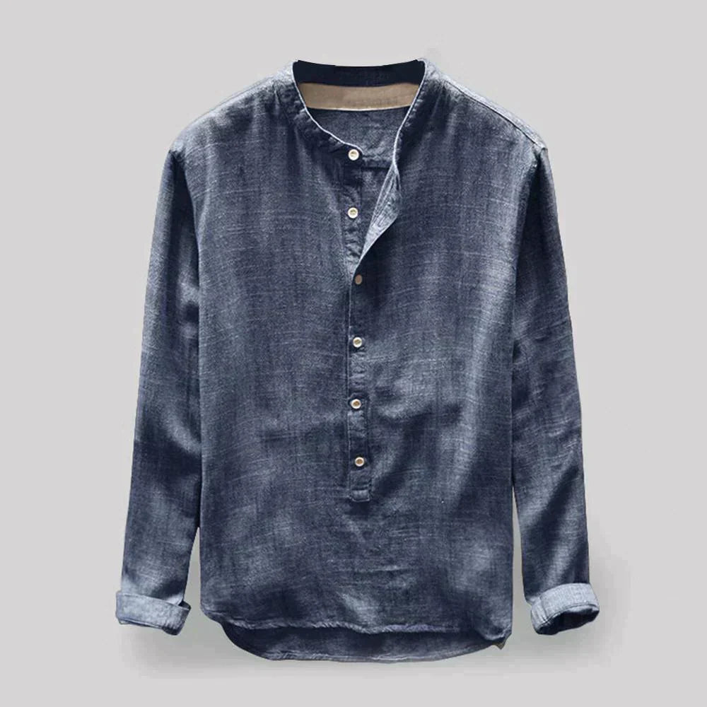 Camisa de lino para hombre