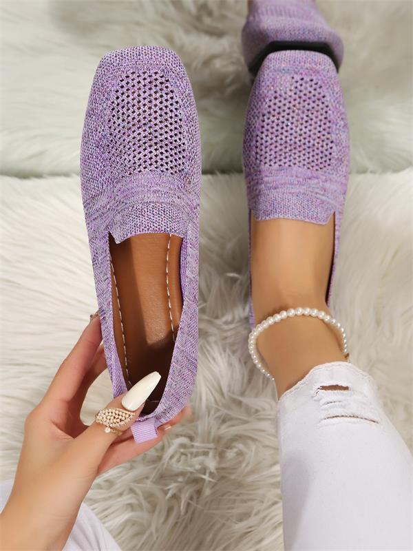 Claudia - Cómodos zapatos planos antideslizantes para mujer con soporte para el arco del pie