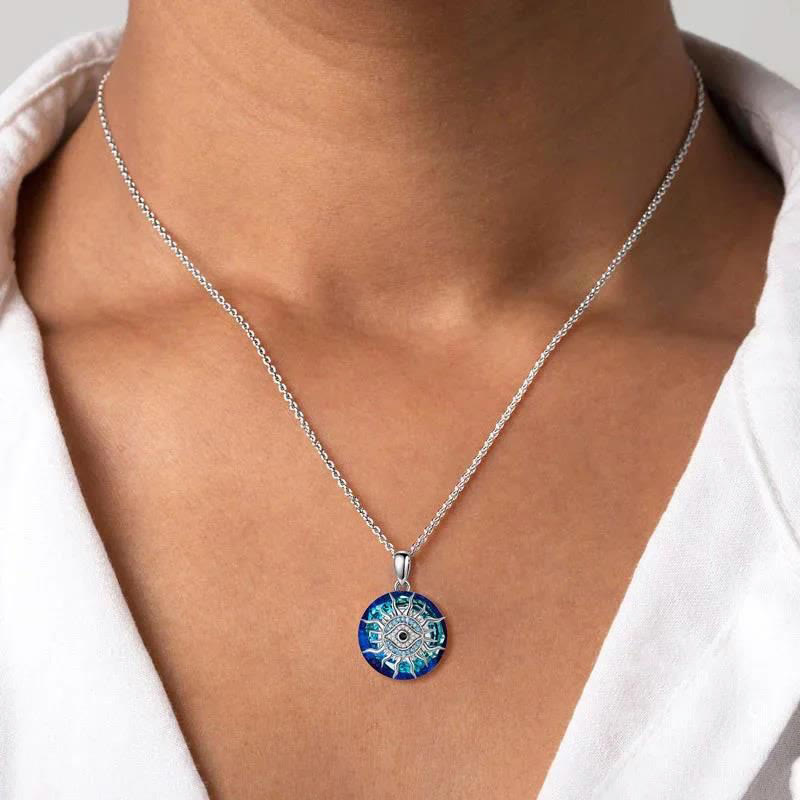 "Siempre estarás protegido" - collar del mal de ojo