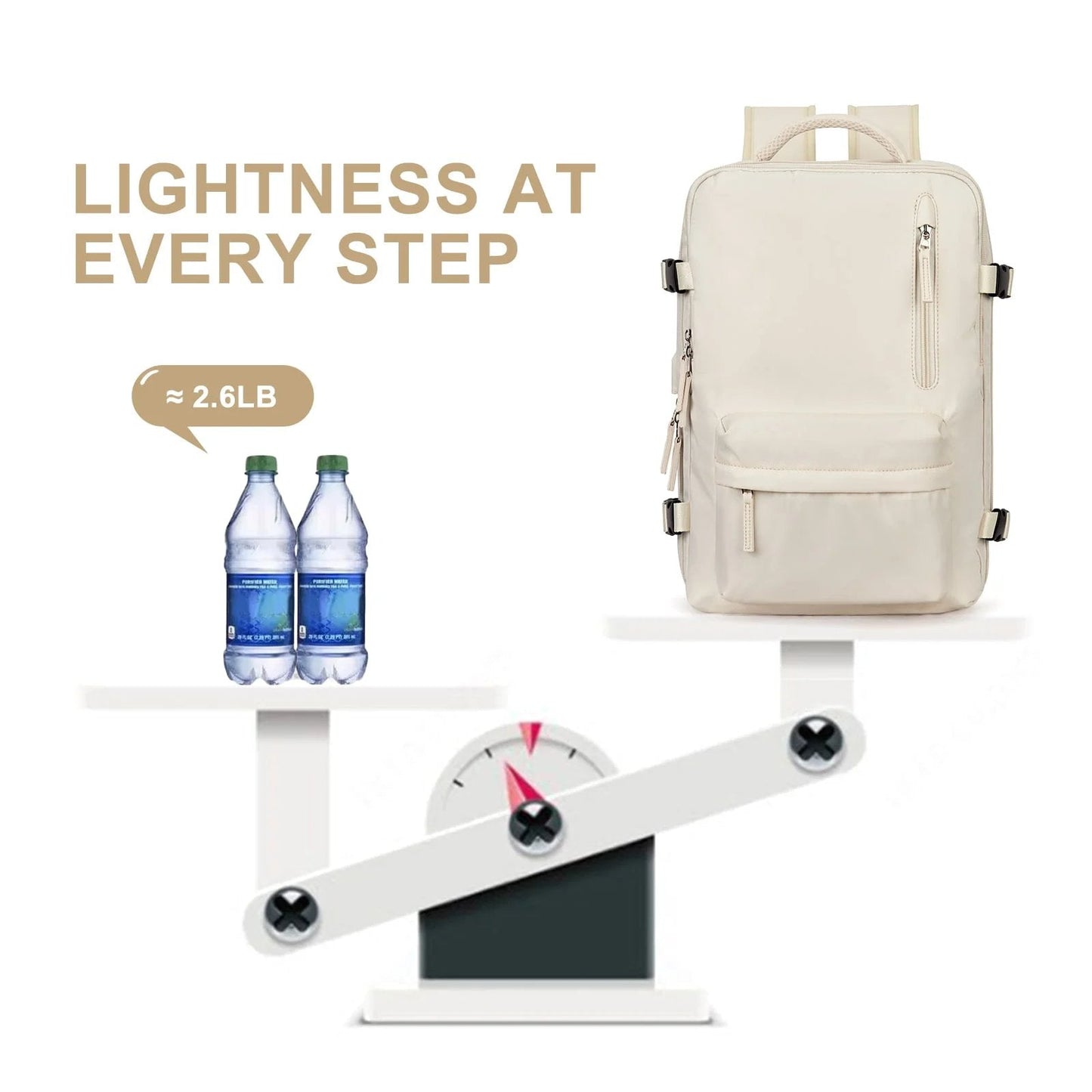 Mochila - Gran bolsa de viaje impermeable para senderismo y viajes