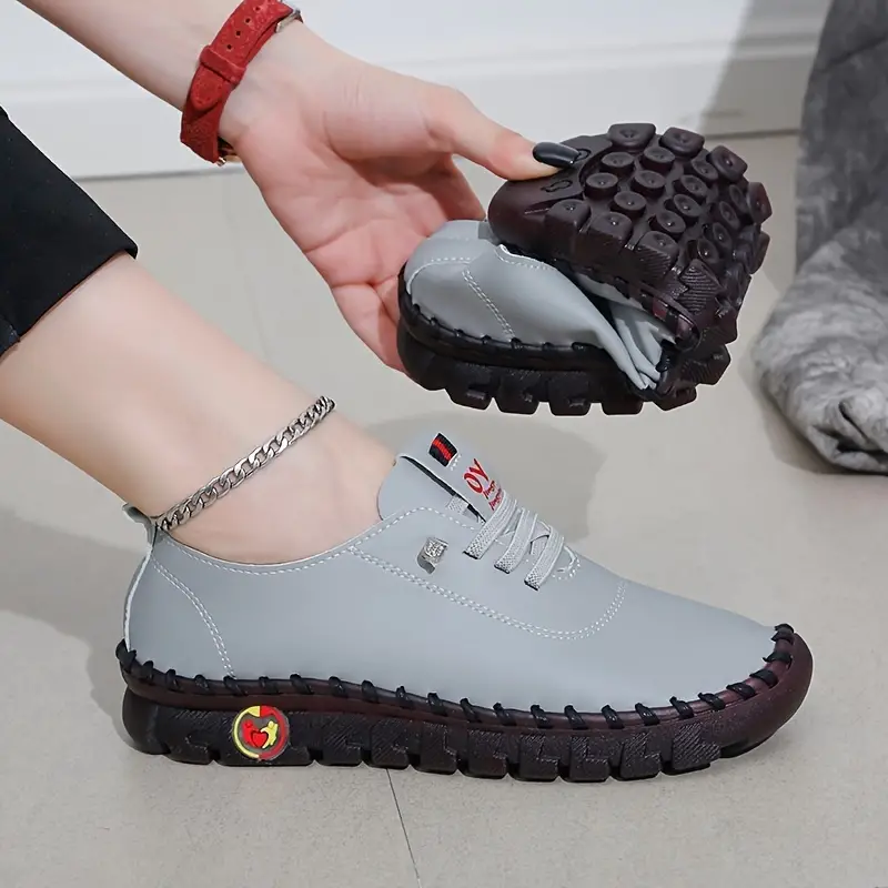 LISA- Zapatos de piel ligeros y antideslizantes para mujer