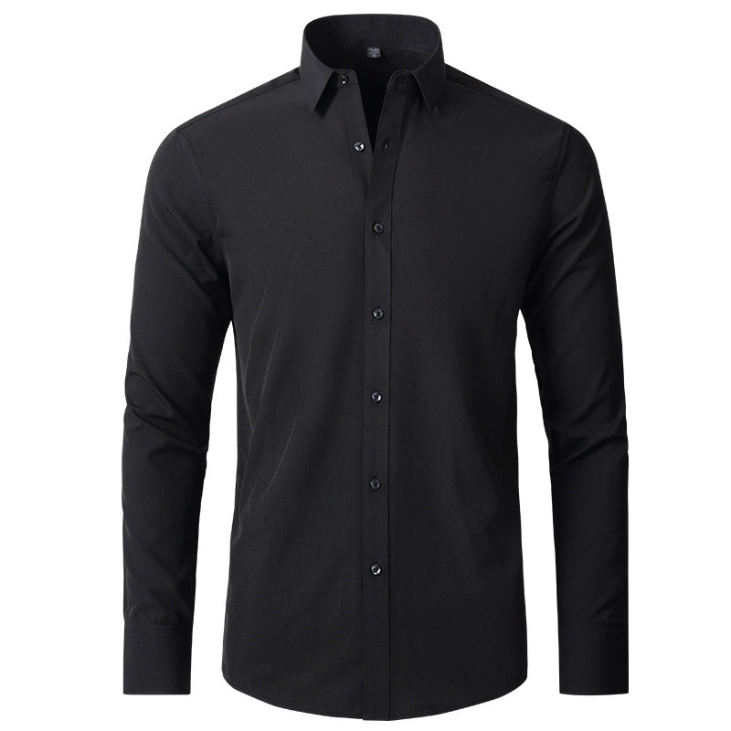 Espe - Camisa elástica sin pliegues para hombre