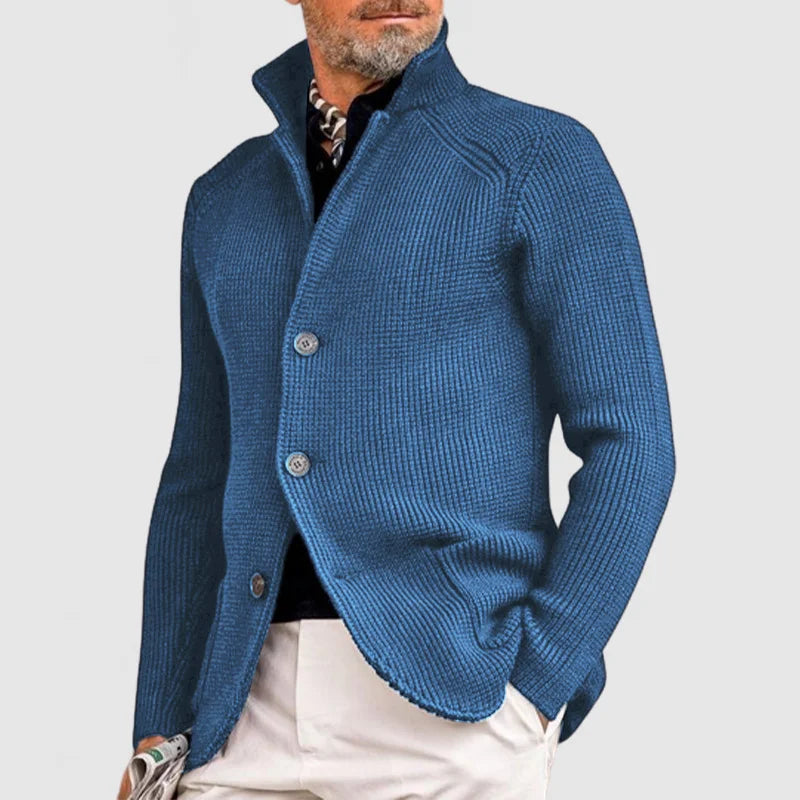 Ramon - Elegante chaqueta de punto con capilla para hombre