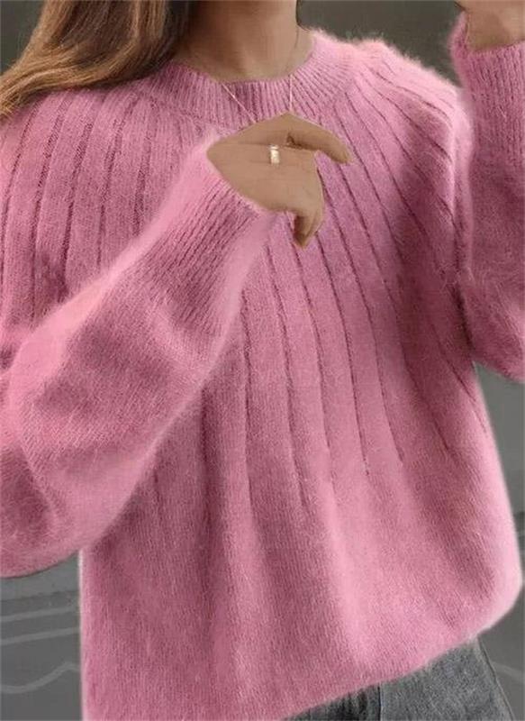 Jersey de mujer en suave tejido de punto de cachemira