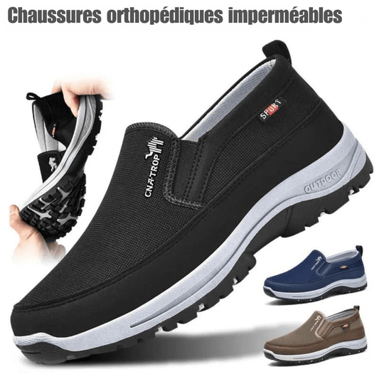 Zapatos ortopédicos impermeables OrthoZen – confort diario y soporte plantar verano 2025