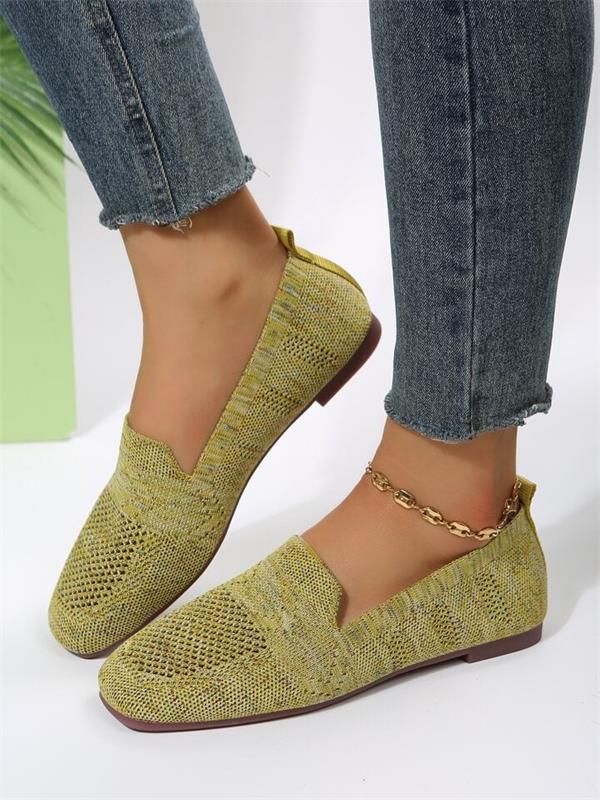 Claudia - Cómodos zapatos planos antideslizantes para mujer con soporte para el arco del pie